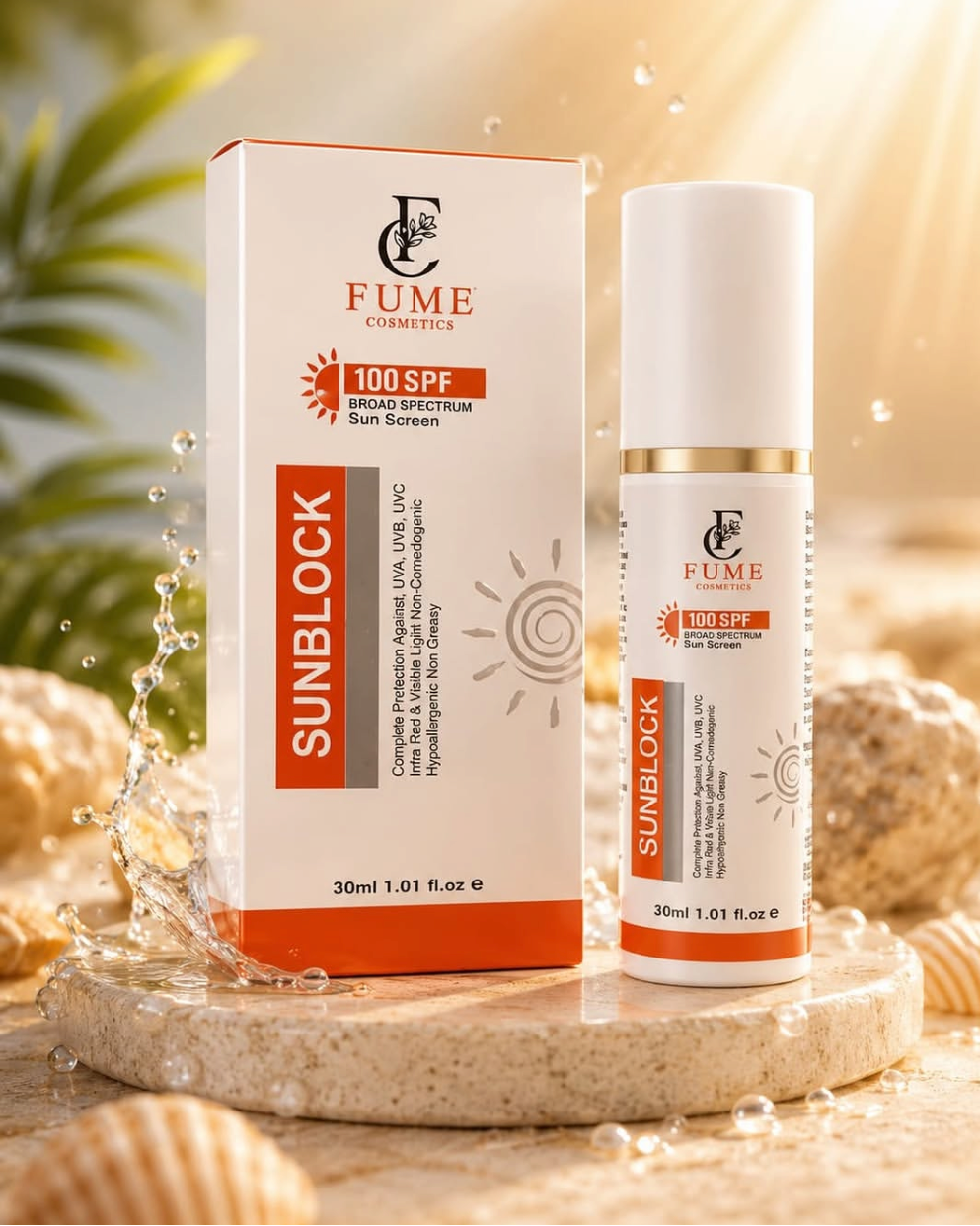 Fume Vitamin C Serum & Sun Block (2 in 1 Bundle Offer)