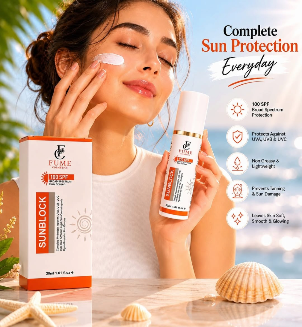 Fume Vitamin C Serum & Sun Block (2 in 1 Bundle Offer)